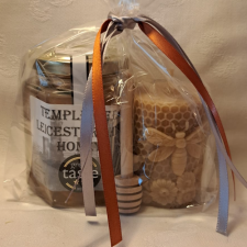 Honey and Candle Gift Set - any honey / two candle choices