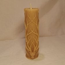 Deer Head Pillar Candle - three size options